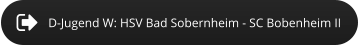 D-Jugend W: HSV Bad Sobernheim - SC Bobenheim II
